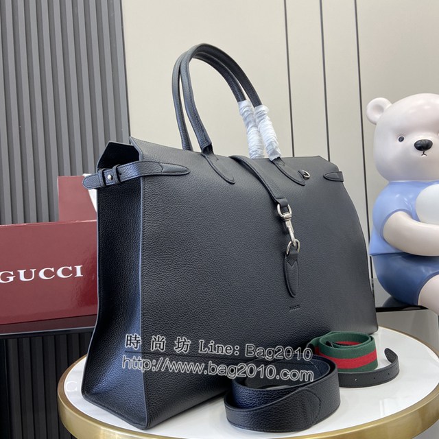 Gucci專櫃古馳最新款男士大號手提托特包 jh2003型號：796761